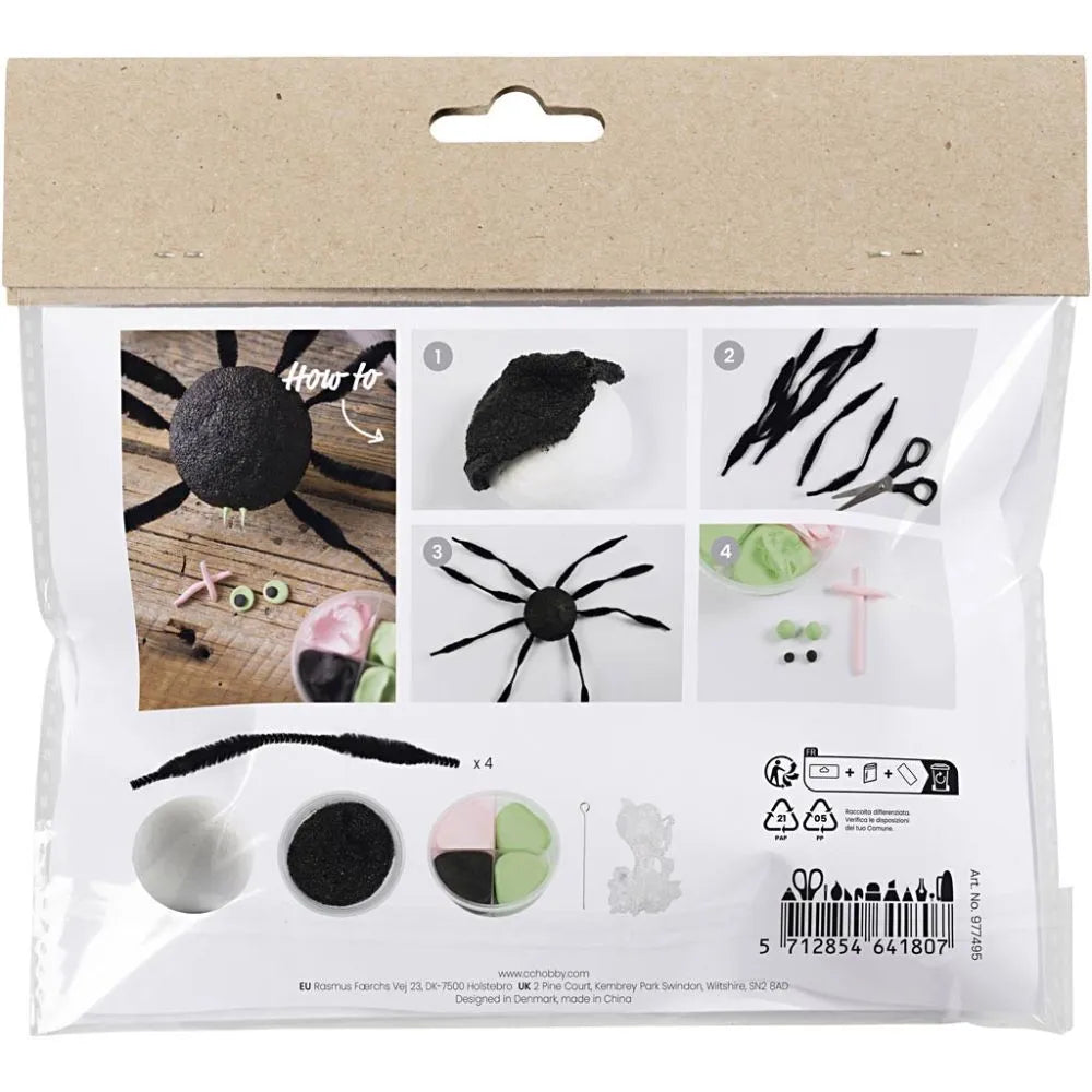 Mini Craft Kit Clay Modelling - Spider