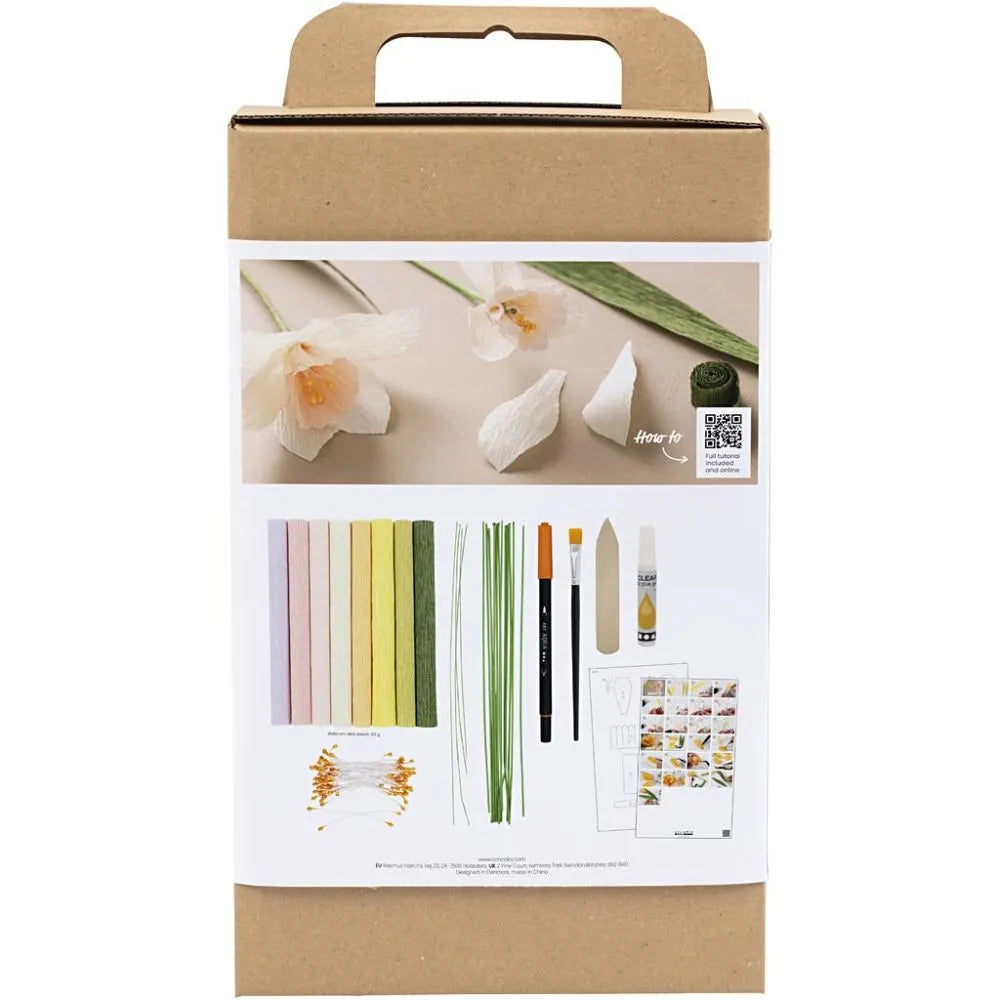 Craft Kit Crepe Paper Spring Flower Bouquet