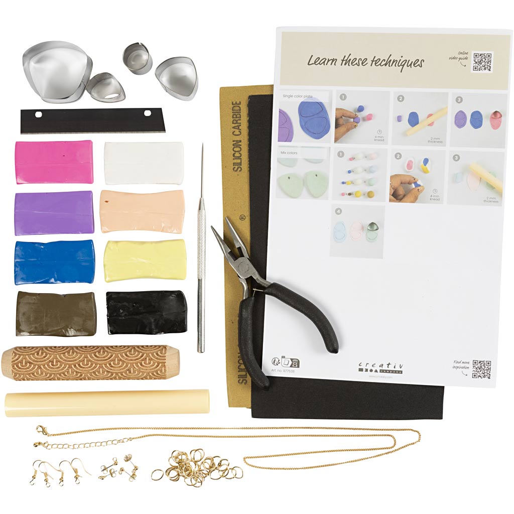 Starter Craft Kit Jewellery Clay