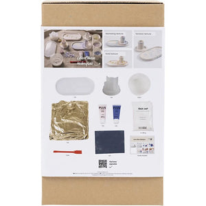 Starter Craft Kit Resin 3 Candle Holders & 2 Trays