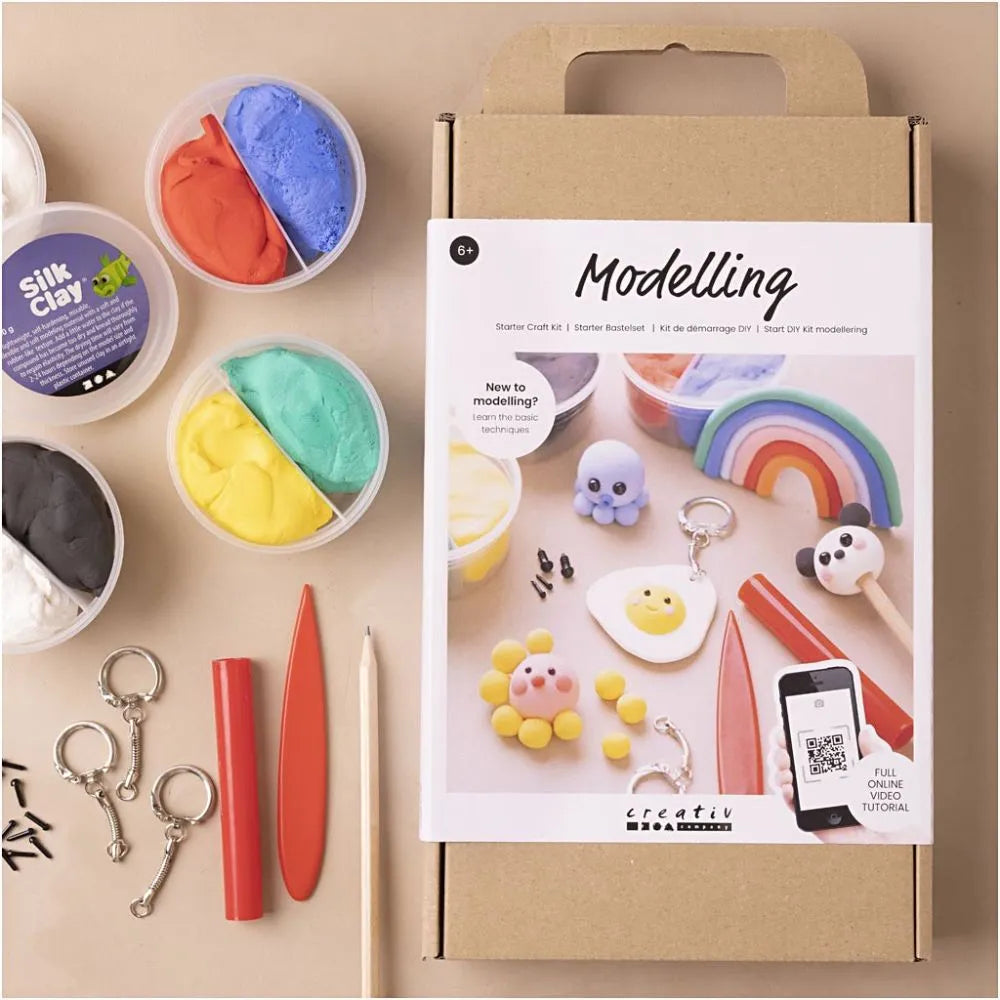 Starter Craft Kit Modelling Silk Clay
