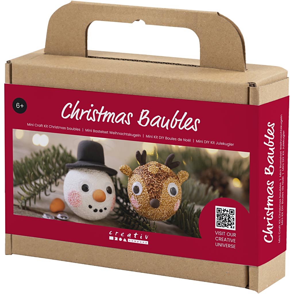 Mini Craft Kit Christmas Baubles