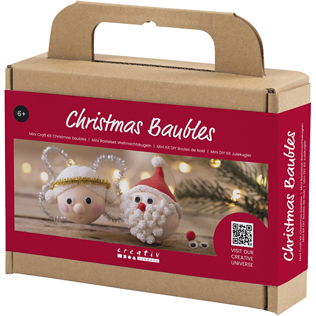Mini Craft Kit Christmas Baubles
