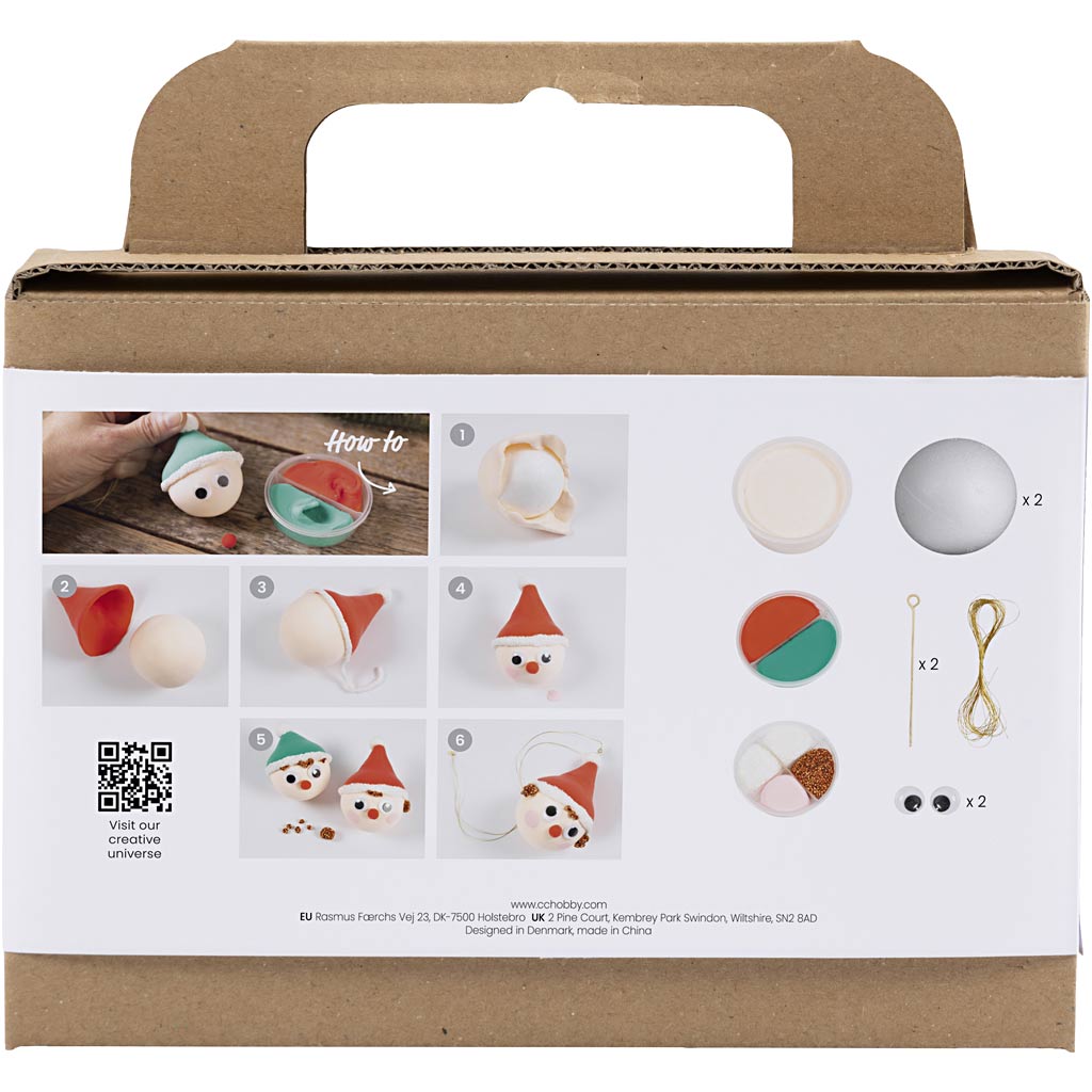 Mini Craft Kit Christmas Baubles