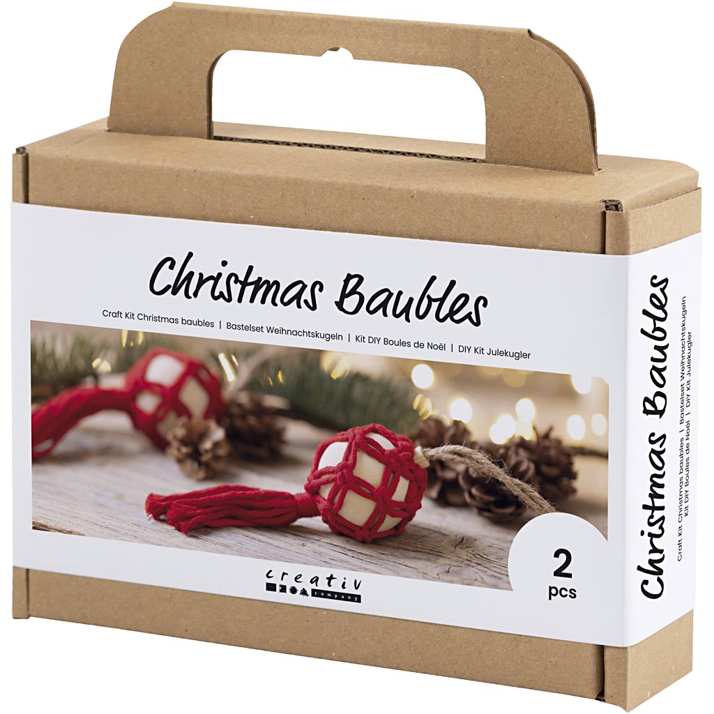 Craft Kit Christmas Baubles