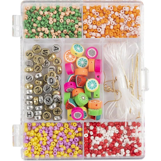 Craft Mix Jewellery Rainbow Colour Beads