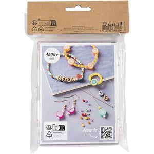 Craft Mix Jewellery Rainbow Colour Beads