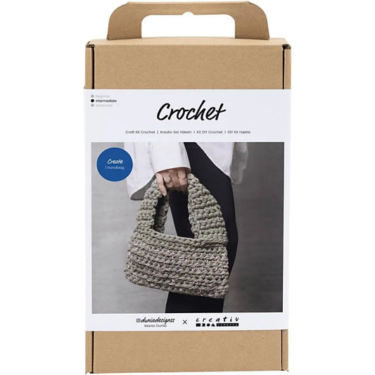 Craft Kit Crochet Chunky Bag Olive Green