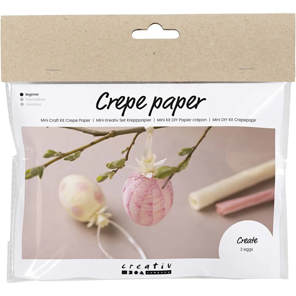 Mini Craft Kit Crepe Paper - Eggs