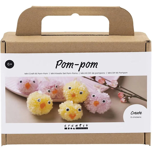 Mini Craft Kit Pompom Chicks