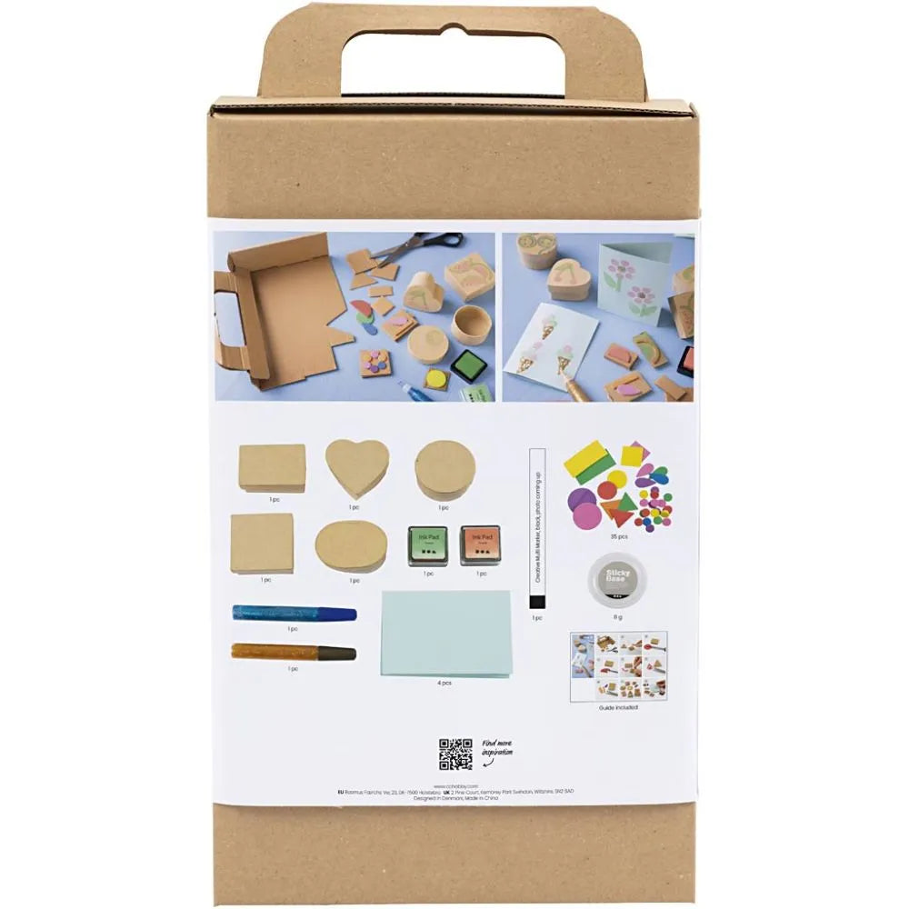 Craft Kit Foam Printing - Decorated Boxes & Cards