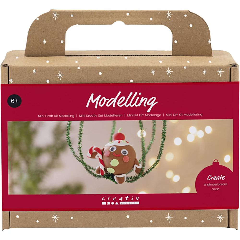 Mini Craft Kit Modelling - Gingerbread Man
