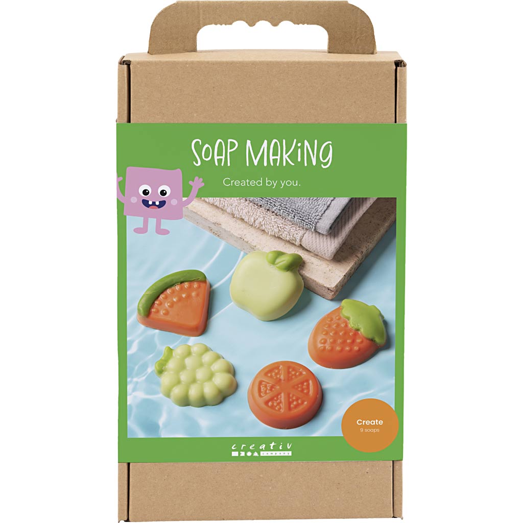Craft Kit Soap Making - Green & Orange Fruit
