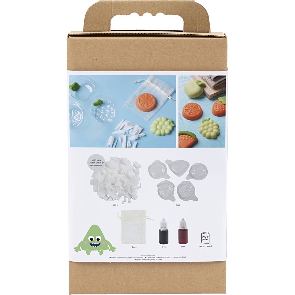 Craft Kit Soap Making - Green & Orange Fruit
