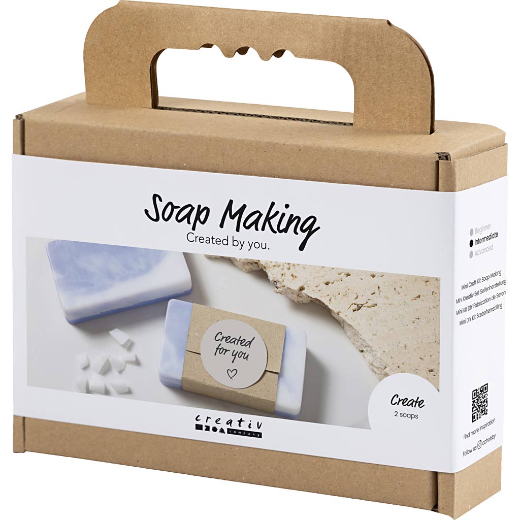Mini Craft Kit Soap Making - Light Lilac Squares