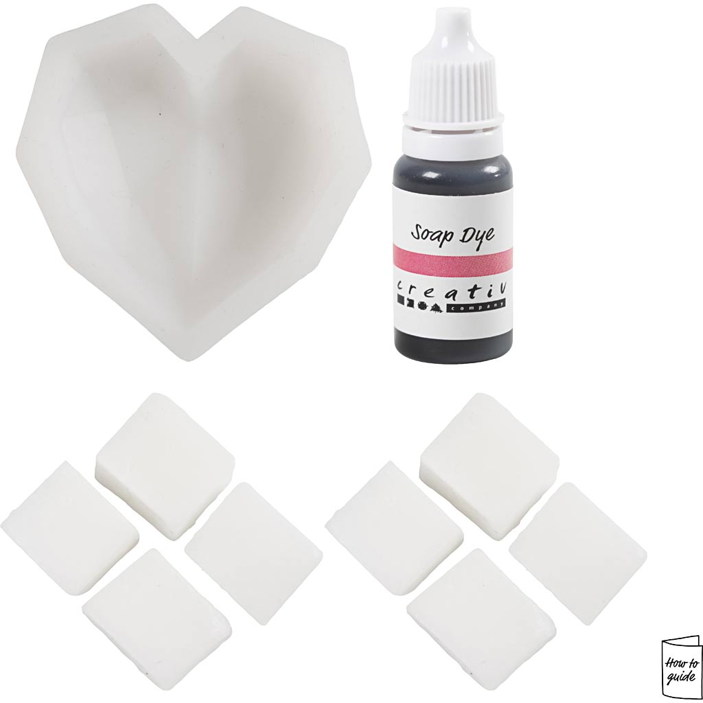 Mini Craft Kit Soap Making - Pink Hearts