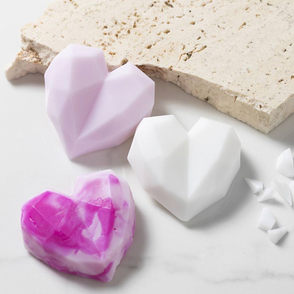 Mini Craft Kit Soap Making - Pink Hearts