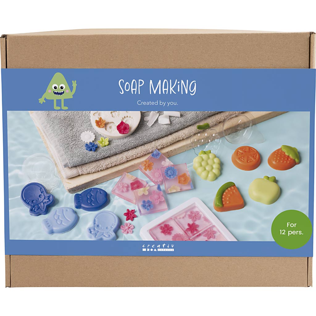 Craft Kit Soap Making - 2 Holes Blue Green Orange