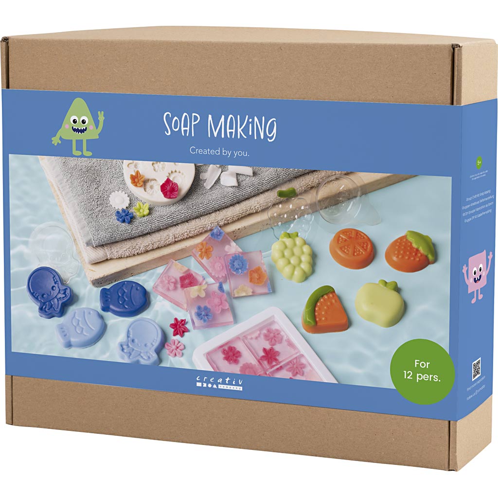 Craft Kit Soap Making - 2 Holes Blue Green Orange