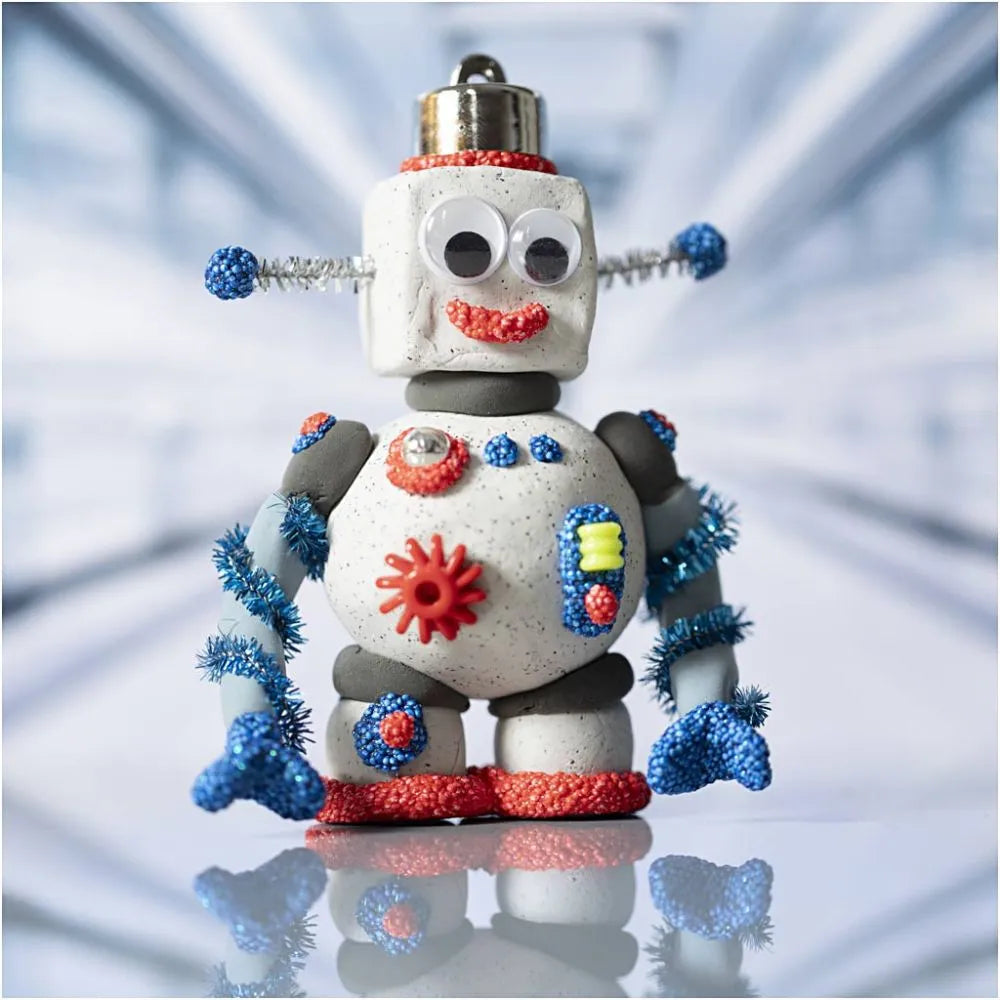 Mini Craft Kit Clay Modelling - Robots