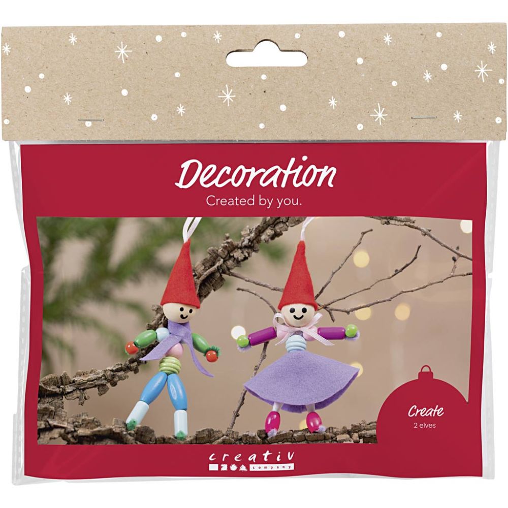 Mini Craft Kit Decoration - Christmas Elves