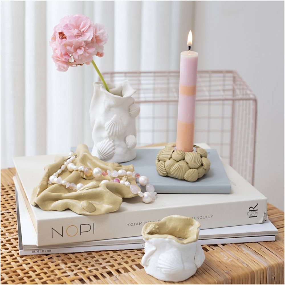 Craft Kit Modelling - Vase Candle Holders & Dish