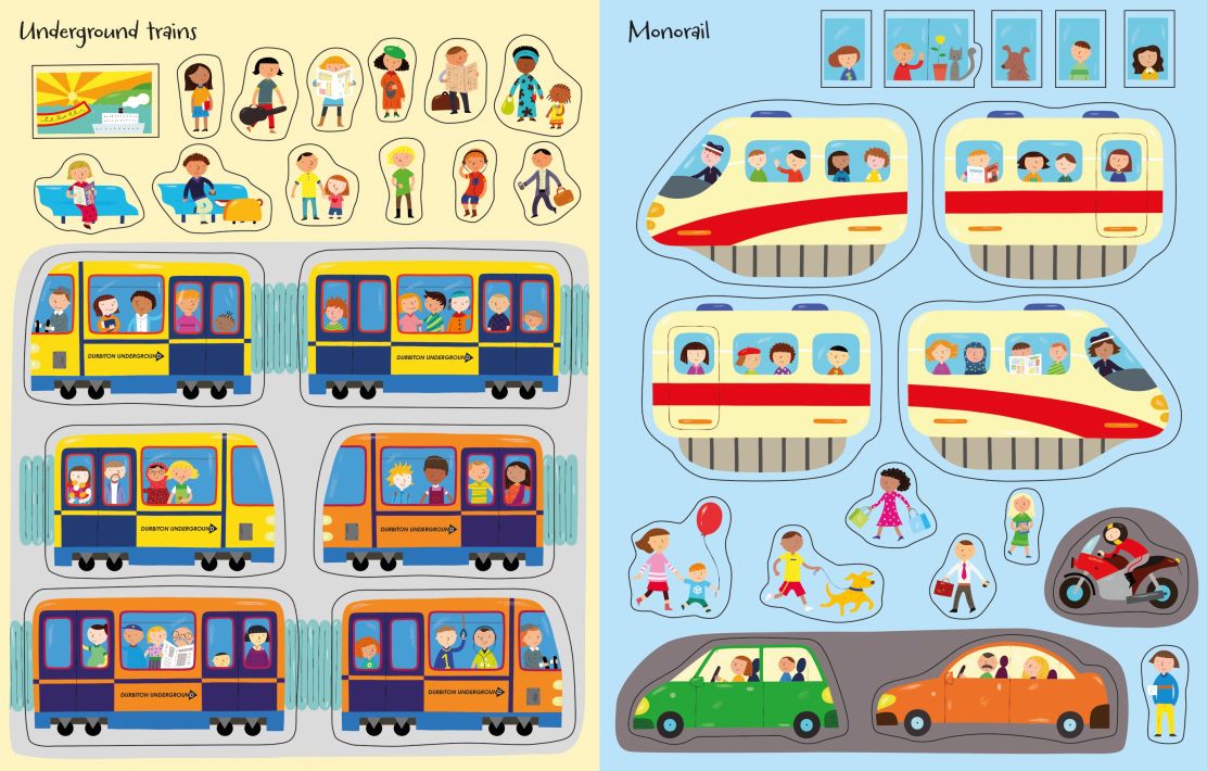 First Sticker Book - Trains