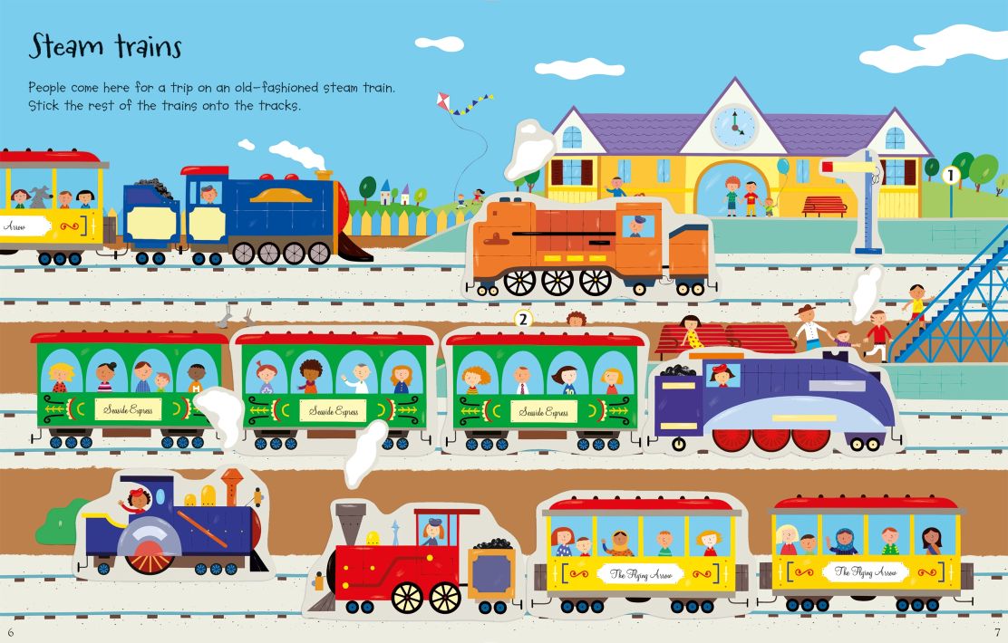 First Sticker Book - Trains