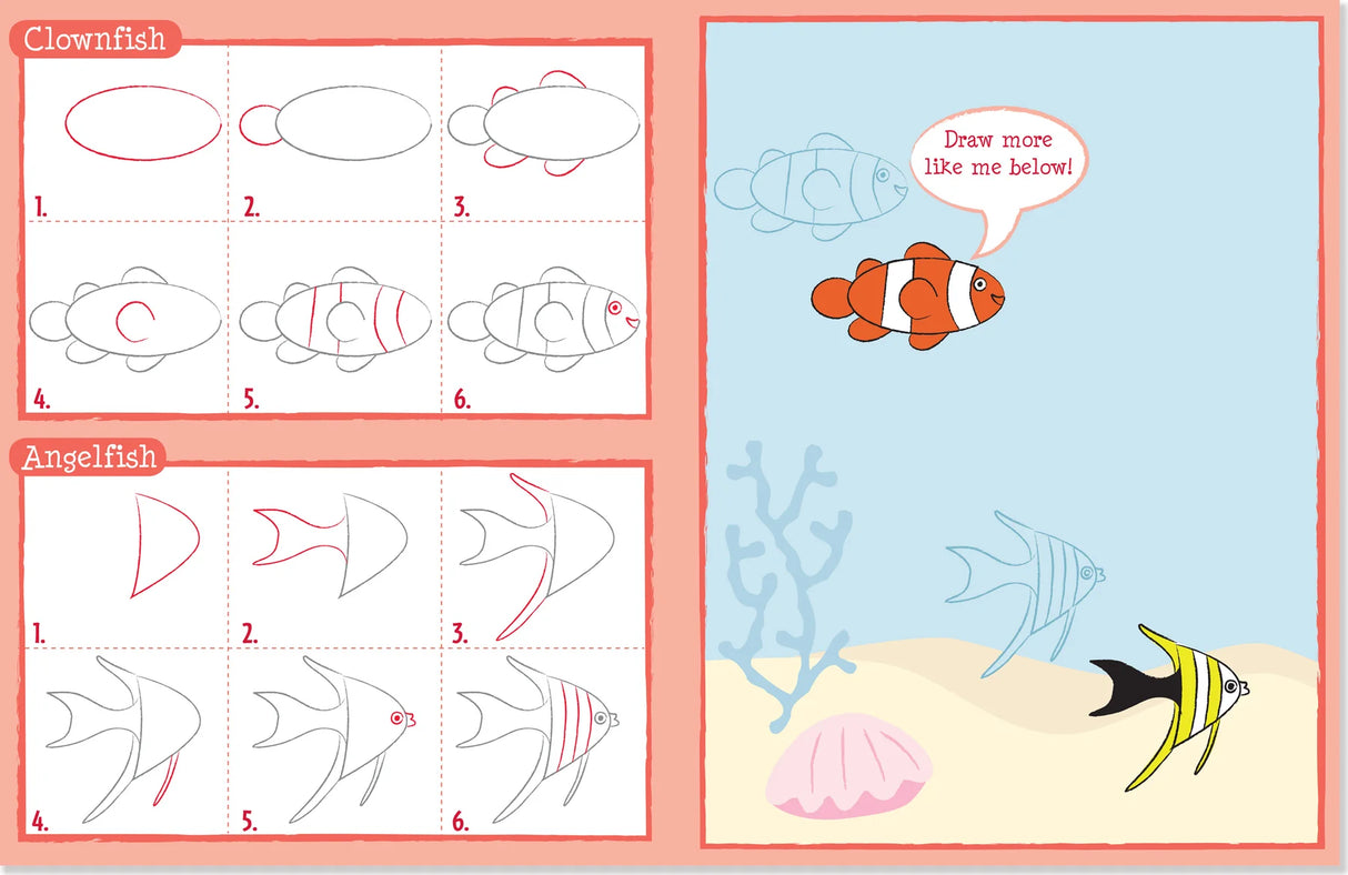 Learn To Draw Ocean Wonders Book