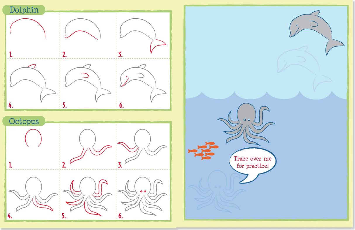 Learn To Draw Ocean Wonders Book