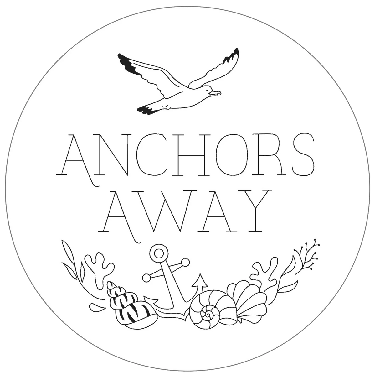 Embroidery Transfers - Nautical (Set of 10)