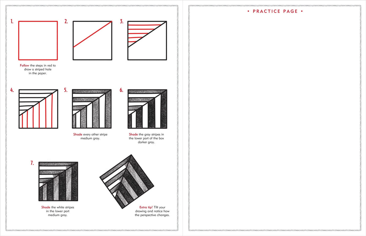 Learn To Draw Book - 3D Illusions and More!