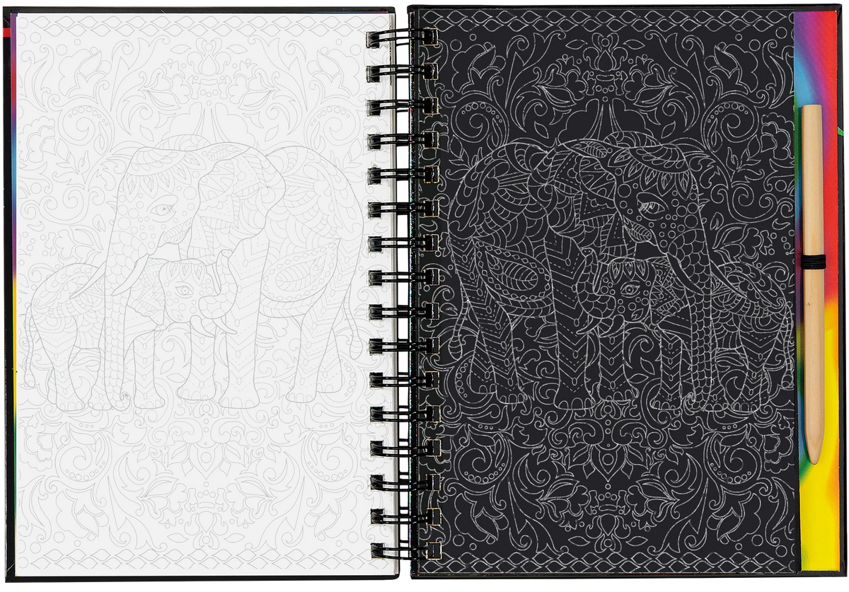 Scratch & Sketch Book - Extreme Animals