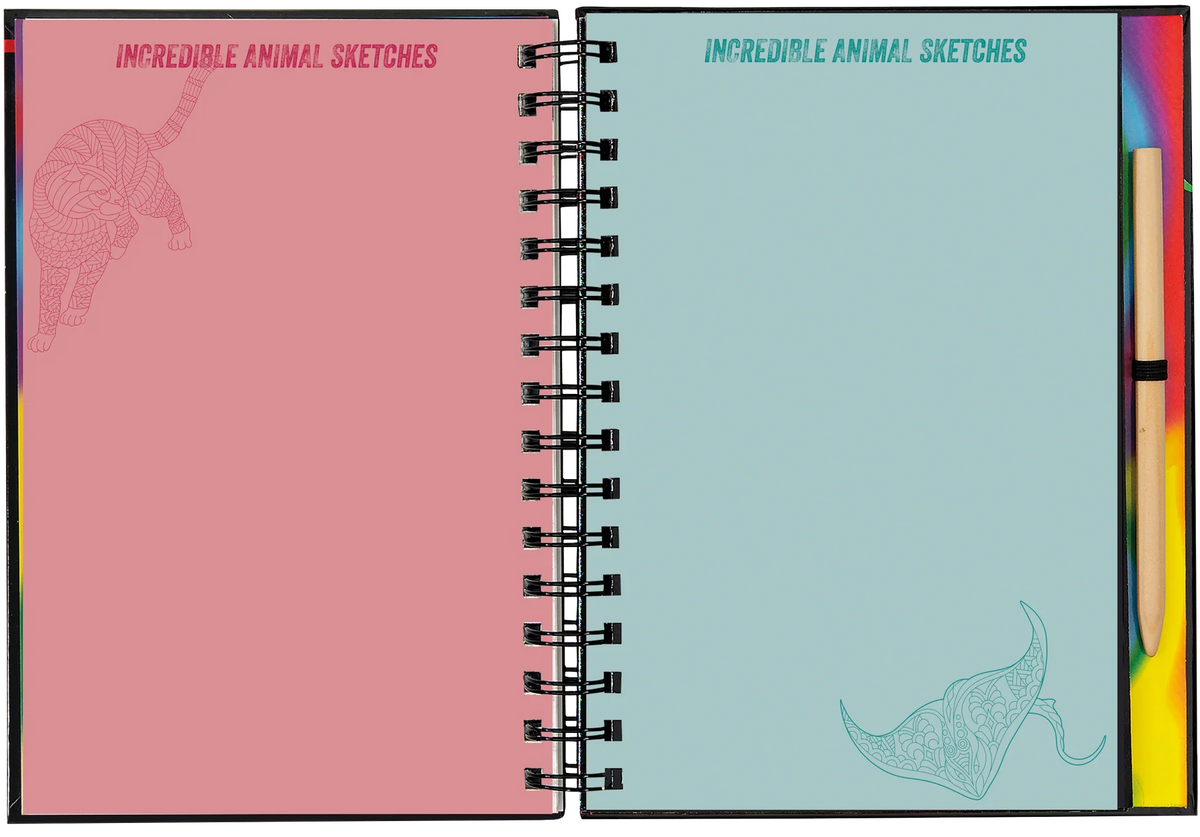 Scratch & Sketch Book - Extreme Animals