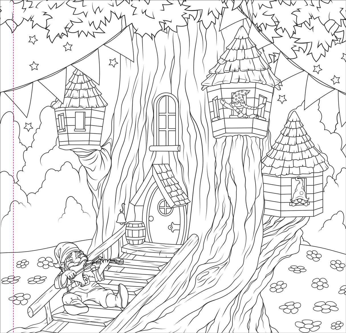 Adult Colouring Book - Enchanted Kingdom