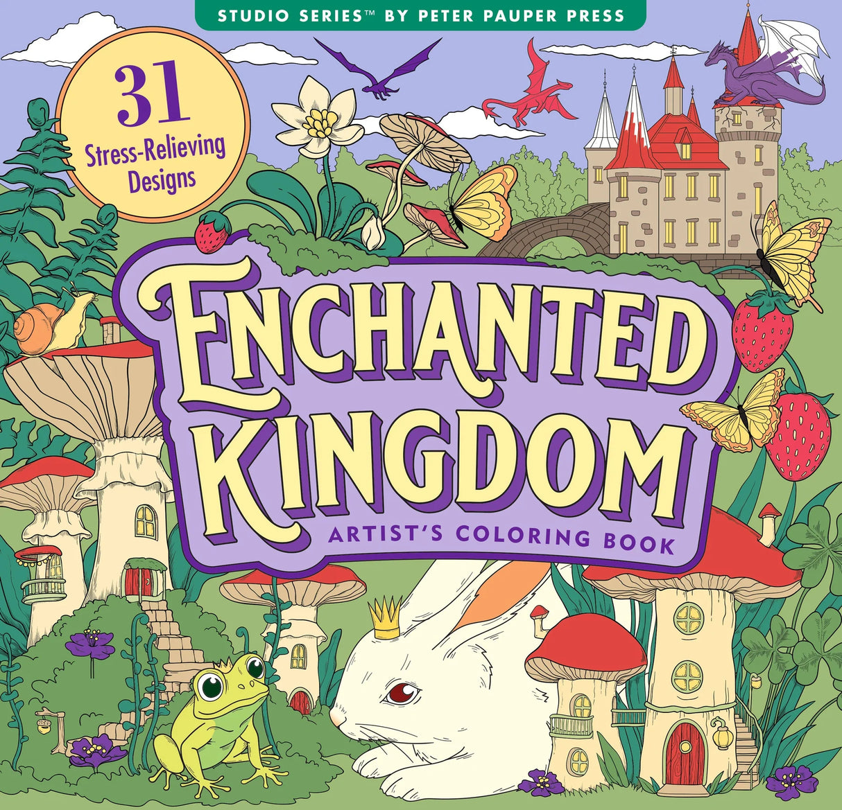 Adult Colouring Book - Enchanted Kingdom