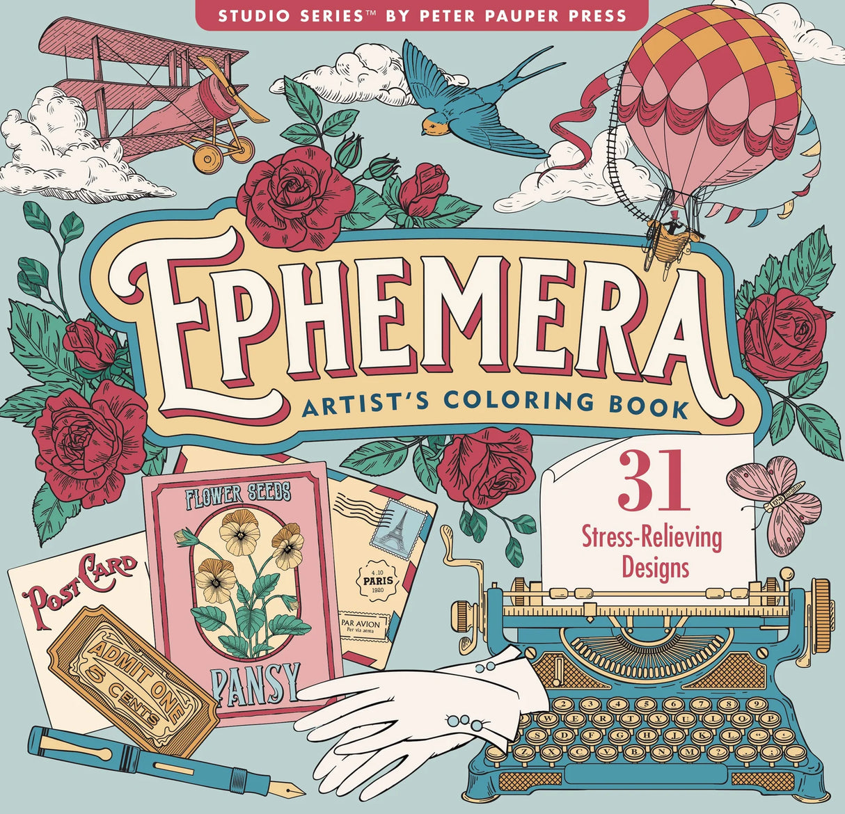 Artist's Colouring Book - Ephemera