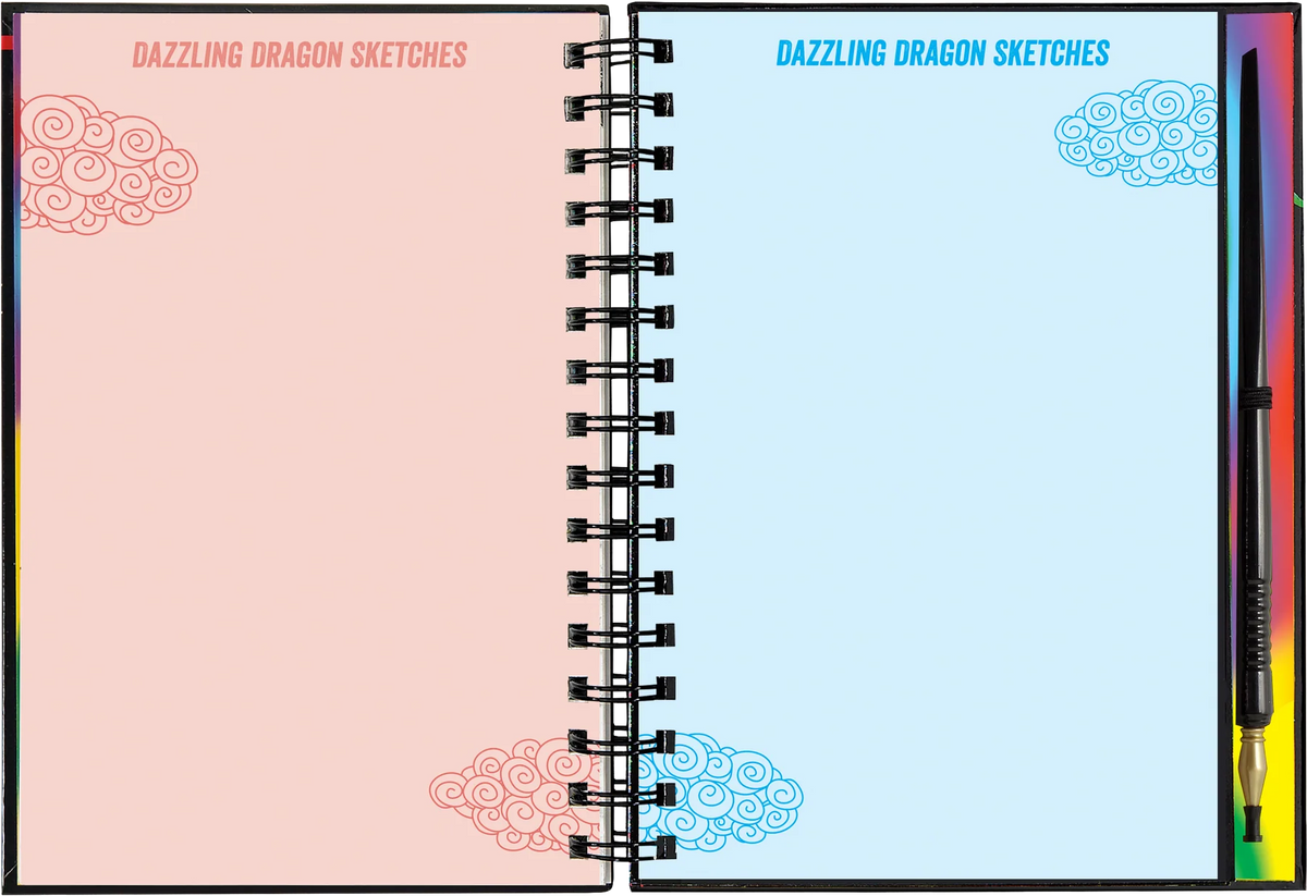 Scratch & Sketch Book - Extreme Dragons