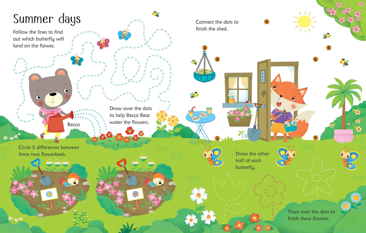 Wipe Clean Garden Activities