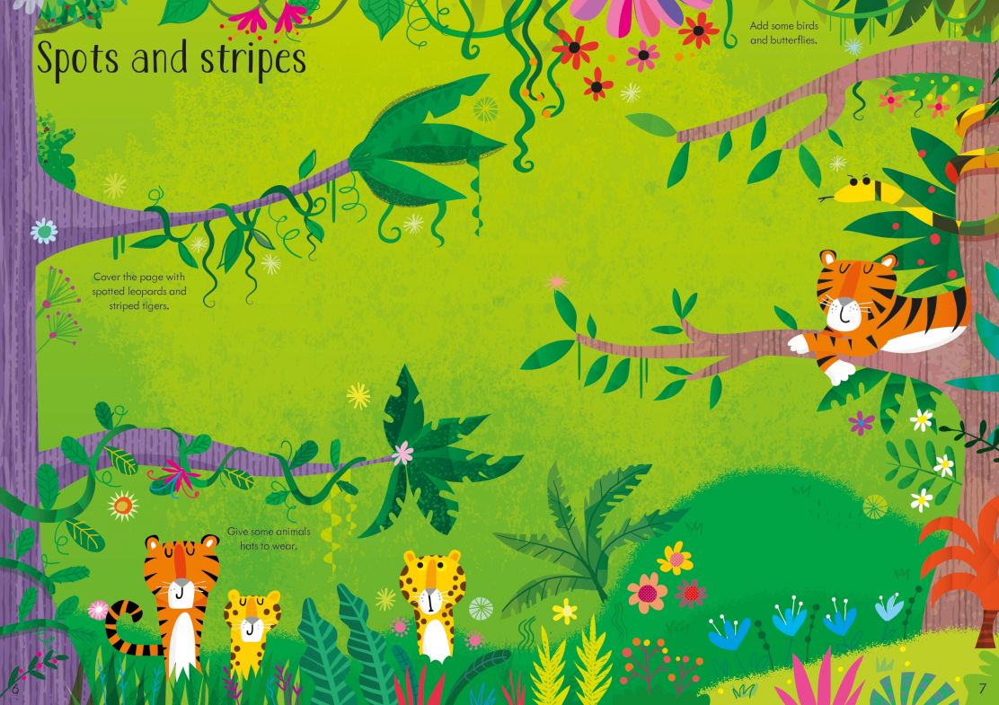 Little First Sticker Books Jungle