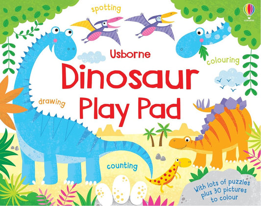 Dinosaur Play Pad Book Usborne