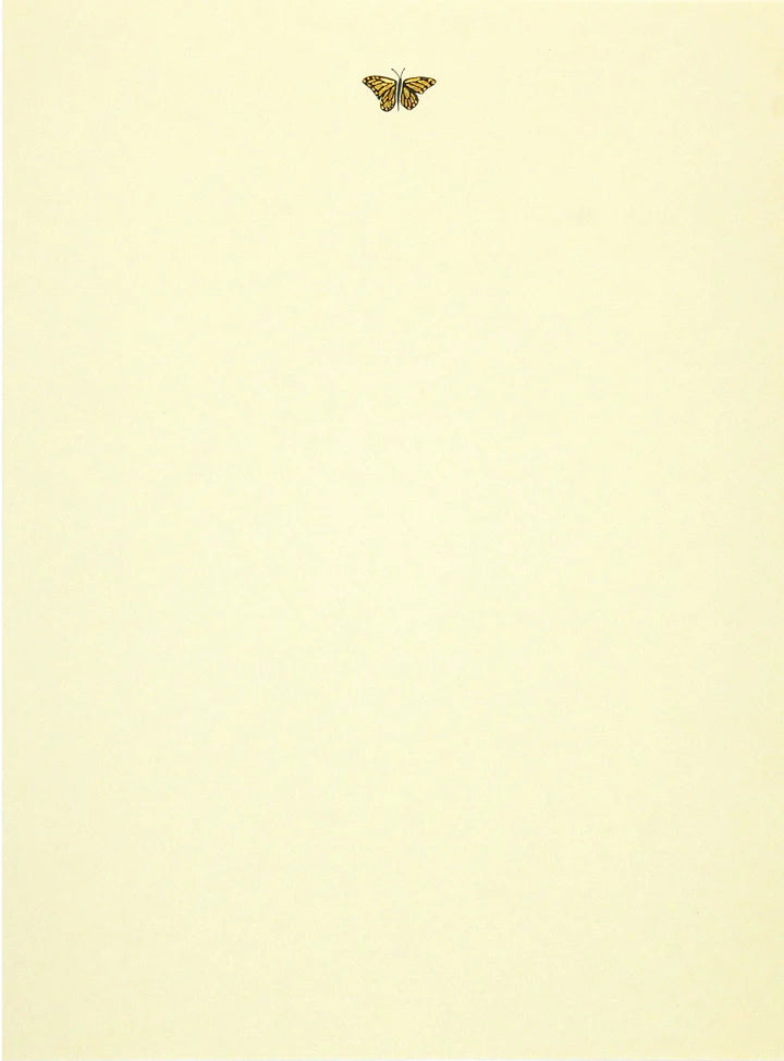 Writing Set - Gold Butterfly