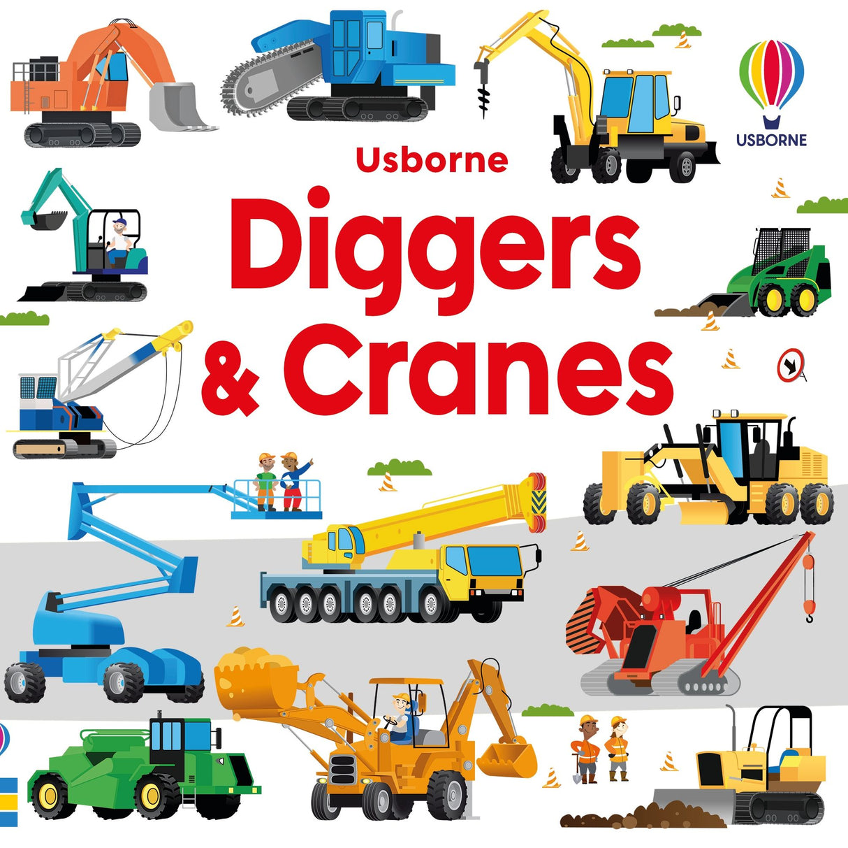 Book & Jigsaw - Diggers & Cranes