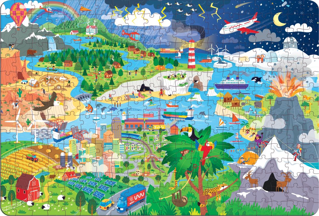Book & Jigsaw - Planet Earth