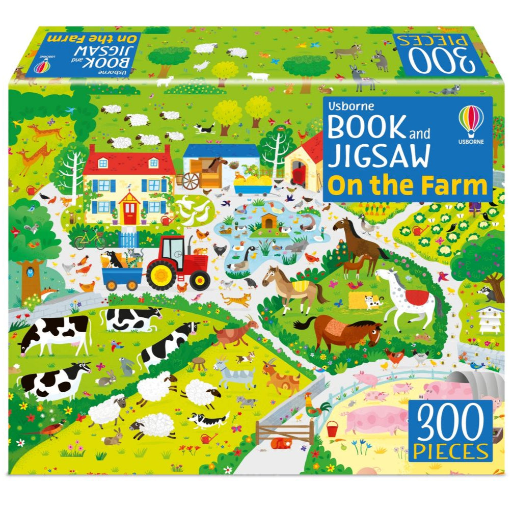 Book & Jigsaw 300 Piece On the Farm