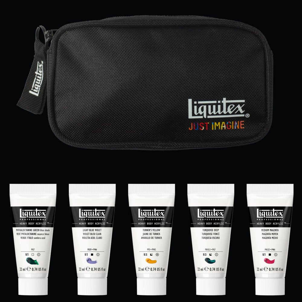 Liquitex What Would You Create Set: Heavy Body Gem Theory