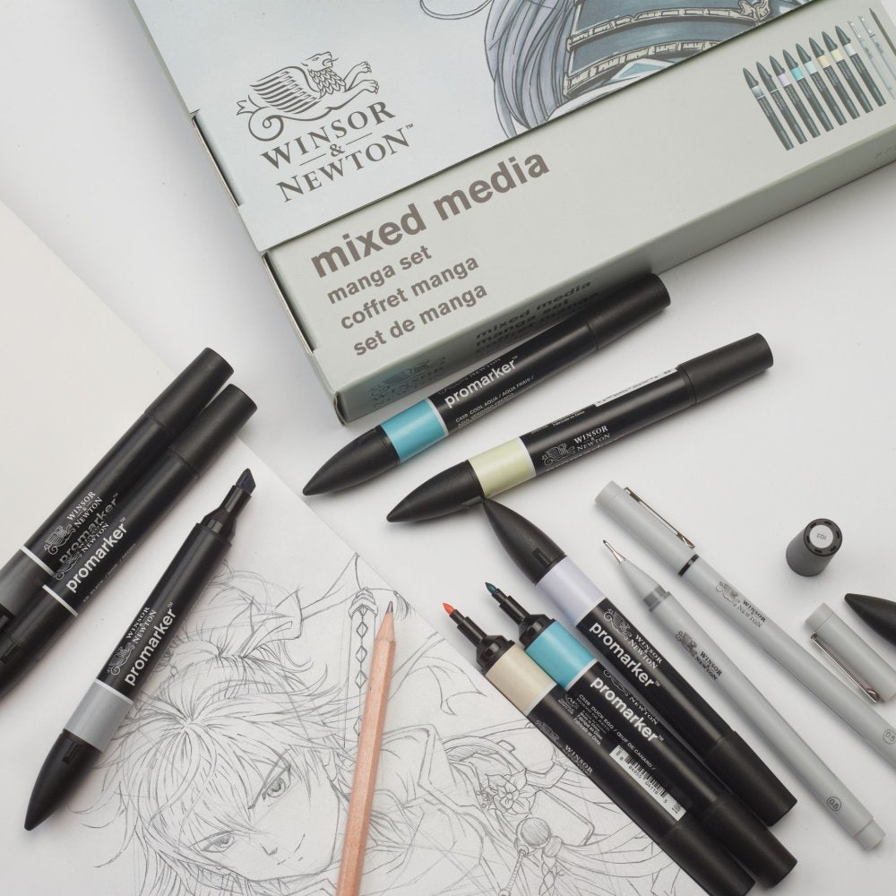 Winsor & Newton Mixed Media Manga Set 2