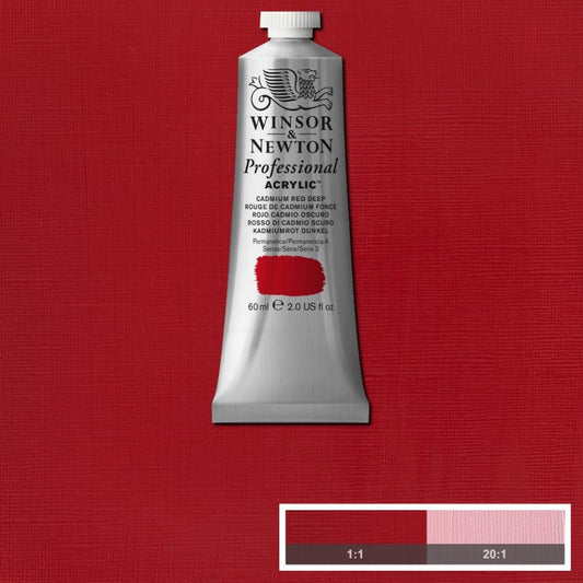 60ml Cadmium Red Deep - Professional Acrylic