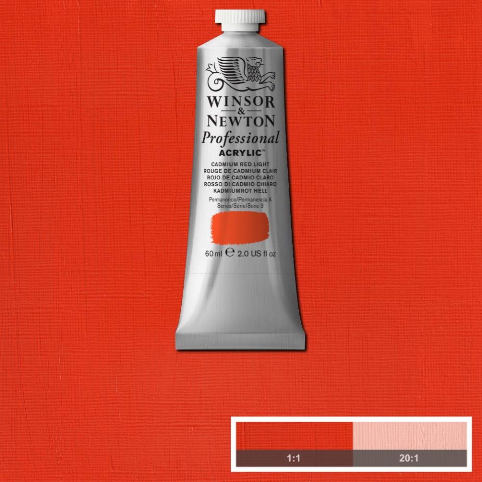 60ml Cadmium Red Light - Professional Acrylic