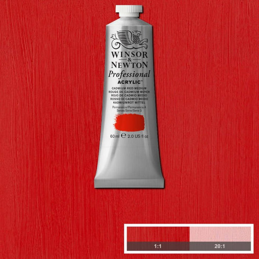 60ml Cadmium Red Medium - Professional Acrylic